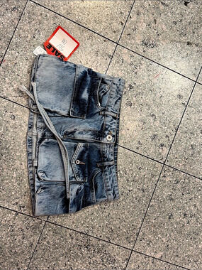 Blue Jean cargo skirt